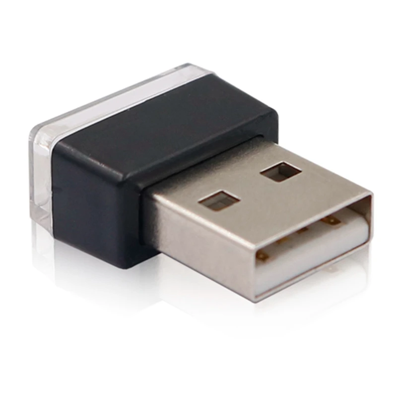 Светодиодный светильник для салона автомобиля, USB, атмосферный свет, декоративная лампа