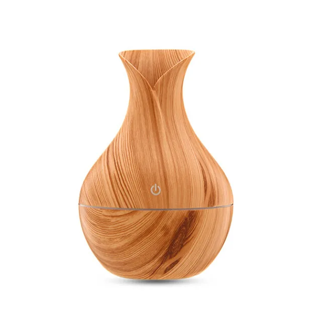 Electric Air Fresheners Aroma oil diffuser ultrasonic wood grain air