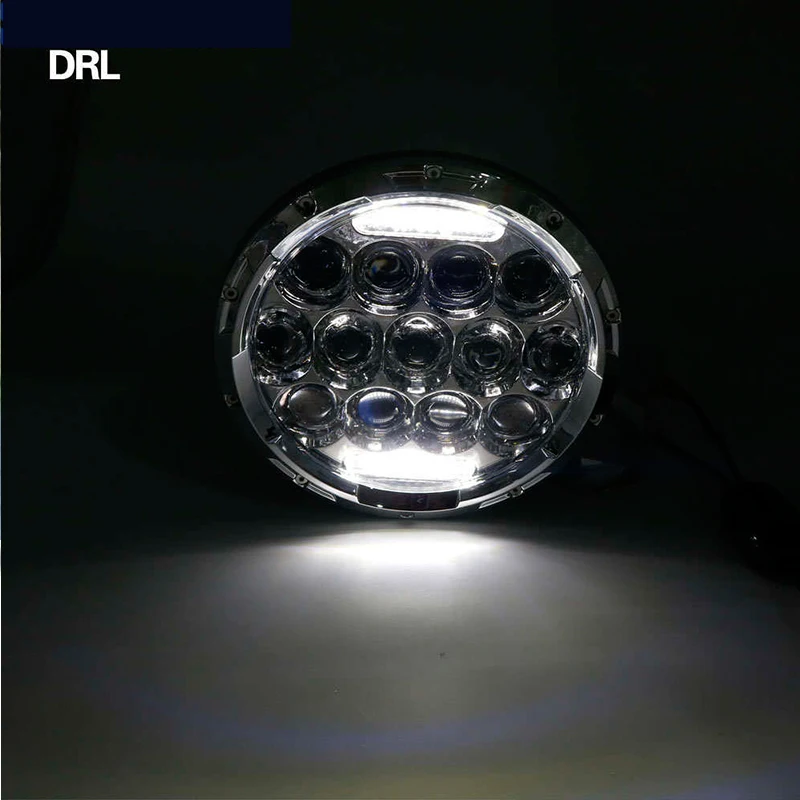 For Jeep JK TJ Suzuki Samural SJ410 75W 7''7 inch LED Headlights HiLo Beam DRL Headlamp For Lada 4x4 Hummer Land Rover Defender未标题-10