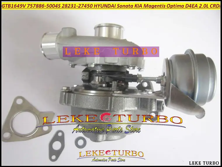GTB1649V 757886-5004S 757886 28231-27450 Turbo Turbocharger For HYUNDAI Sonata KIA Magentis OPTIMA 2005- D4EA 2.0L CRDi 140HP (5)
