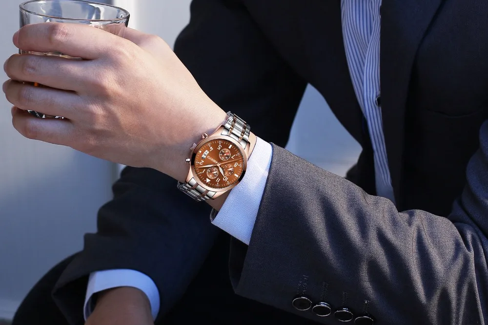 2023 Mens Watches  Luxury Business Men Watch Chronograph Male Clock Men Quartz Wristwatches_voghion.com