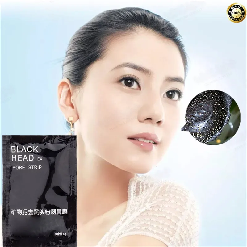 

Dropshipping Cosmetics 1pcs/6g Nose Facial mascara Black Head Blackhead Remover Mask facials puntos negros cravo pore strips