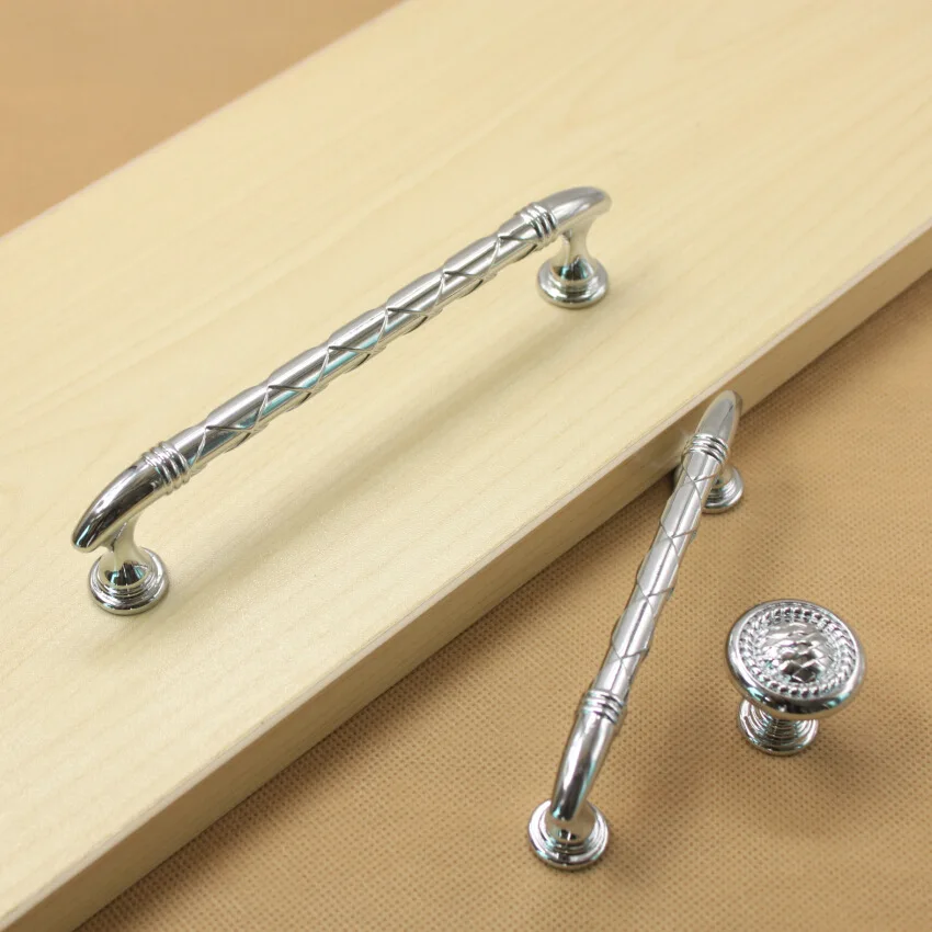 

Ambry door handle 96mm/128mm high-grade contracted drawer puckering wardrobe accessories door handle furniture hardware light