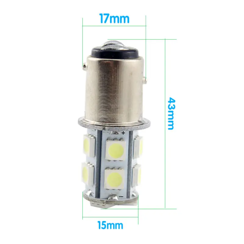 YM E-Bright 100 шт S25 1157 BAY15D 1156 BA15S 5050 13 SMD Автомобильная Поворотная лампа белый янтарь синий красный зеленый 12 в 156 люмен