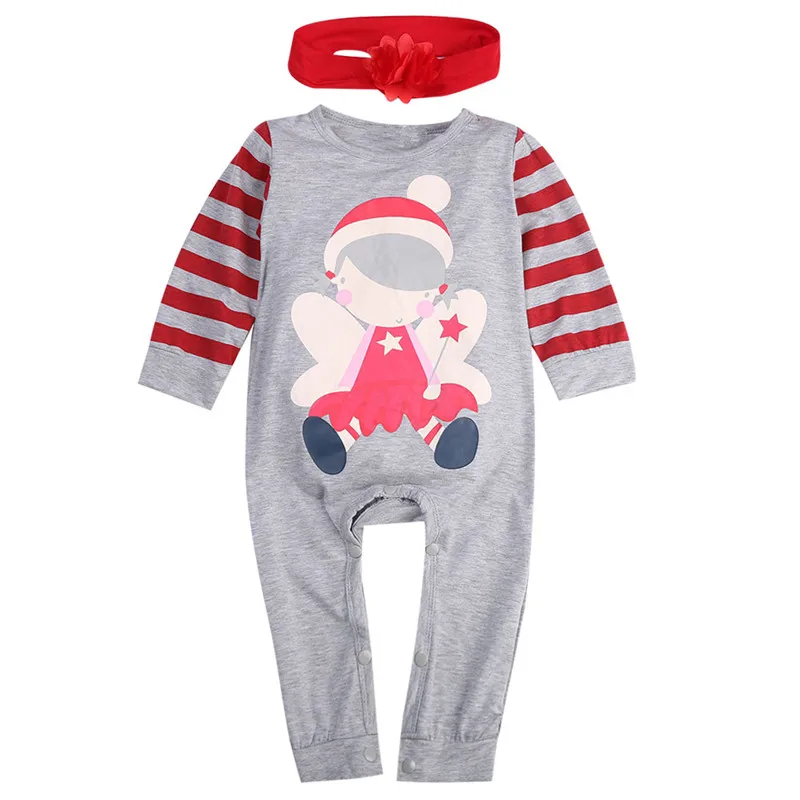 Baby Christmas One Piece Clothes Santa Baby Boys Girls ...