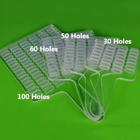 

Manual Capsule Counter Counting Board Capsule Filler 30/50/60/80/100 Holes/Organic glass