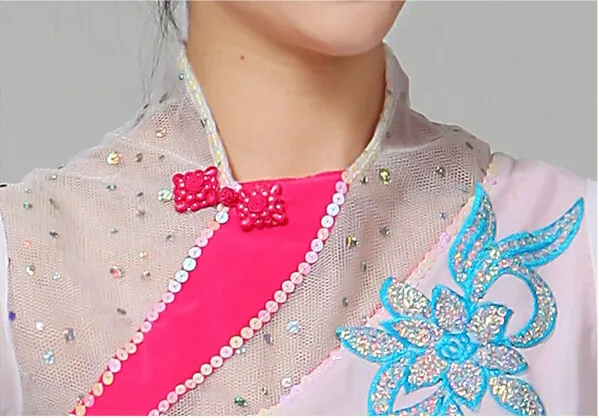 Chinese classical dance costumes female Hanfu national dance Fairy Embroidery sequinded stage performanceclothes yangko dance