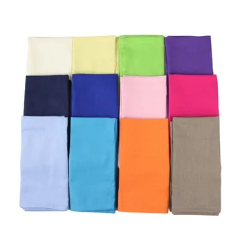 Ensemble de 12 serviettes en tissu mélangé en coton et lin, 40x40cm, napperons doux pour Table à manger, serviettes à thé pour la maison et les événements 1