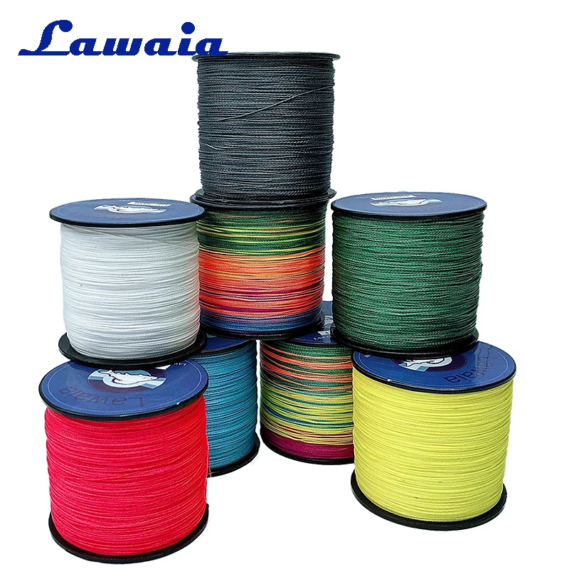 Lawaia خيط صنارة الصيد 300 M طويلة سوبر قوي 4 السواحل مزين المتعددة الشعيرات خيط صنارة الصيد من الهولندية الحرفية الصيد التروس الفضلات أداة