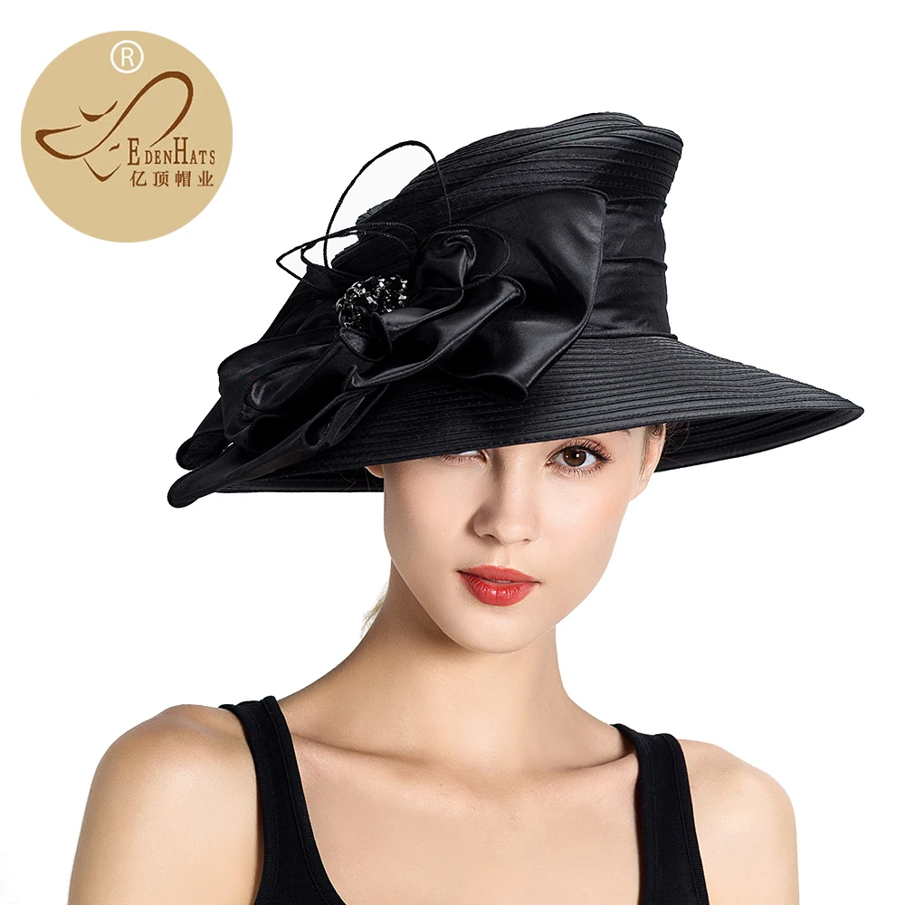 High Quality Women Hats With Large Flower S10 3633in Women's Fedoras