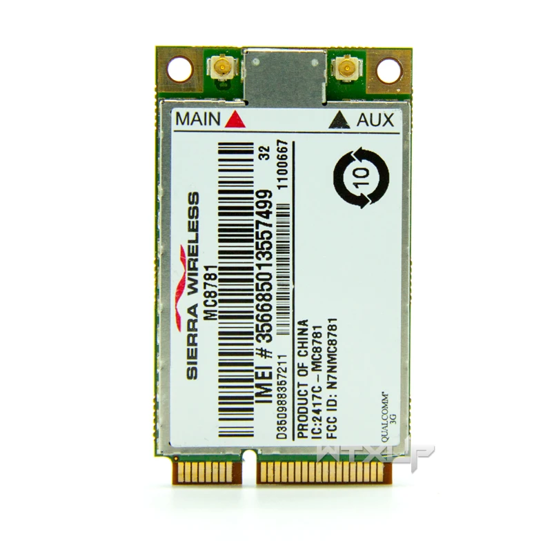 WTXUP разблокирована Sierra MC8781 беспроводной модуль WWAN HSUPA HSDPA UMTS GSM GPRS EDGE Mini PCIE карта 3g модем