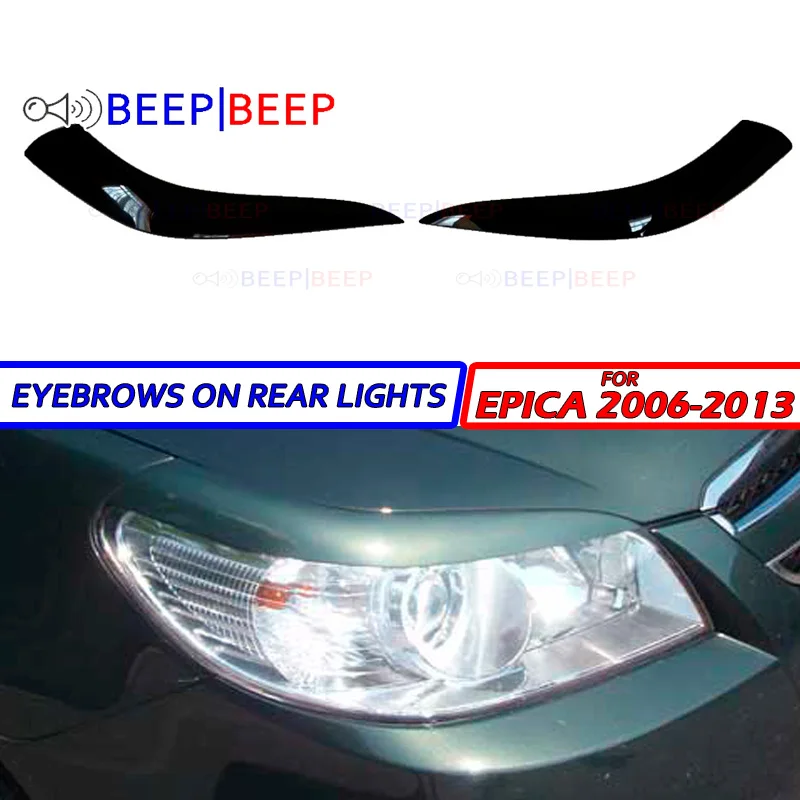 

Eyebrows for Chevrolet Epica 2006-2013 on headlights cilia eyelash molding decoration car styling tuning accessories