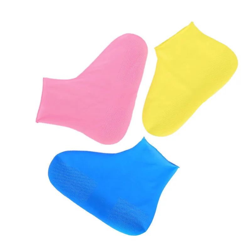 Waterproof Shoes Raincoat Antiskid Reusable Silicone Insole Shoe Boots Cover Slip-resistant for Outdoor Camping Hiking Fishing