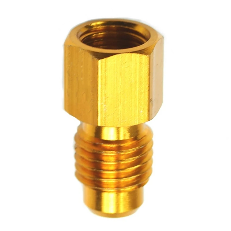 R134A адаптеры бак хладагента/вакуумный насос 1/4 &quotACME Female 1/2&quot мужской новый D7YA |