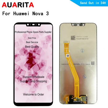 

6.3'' For Huawei Nova 3 Nova3 PAR-AL00 PAR-LX1 PAR-LX1M PAR-LX9 PAR-TL20 LCD DIsplay Touch panel Screen Digitizer Assembly Nova3