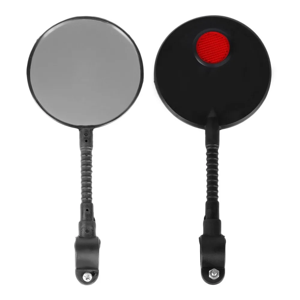 

1pc High Quality Bike Mirrors Bicycle Handlebar Flexible Rear Back View Rearview Mirror Black Bike Flexible Rearview Mirror