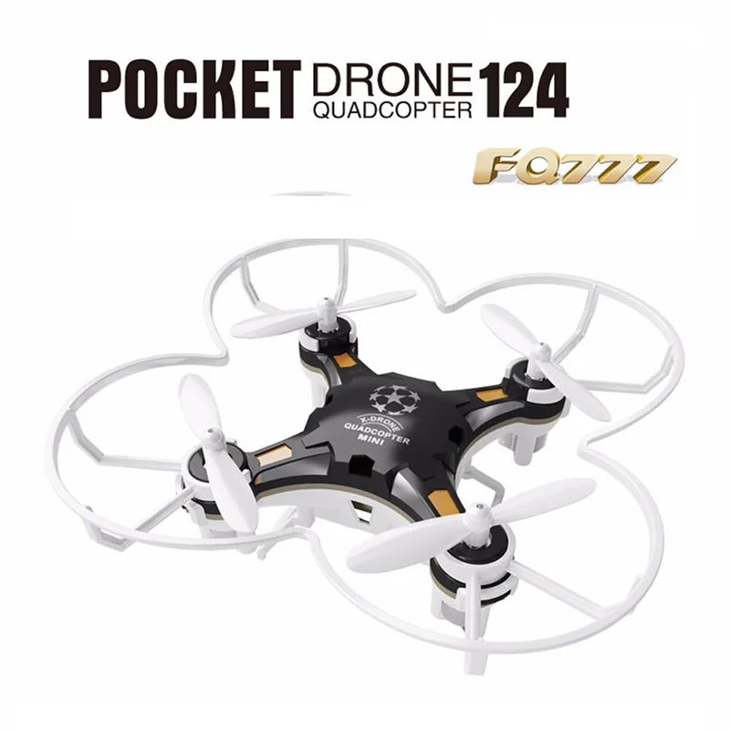 FQ777-124 RC Drone Dron Micro Pocket 4CH 6Axis Gyro Switchable Controller Quadcopter RTF Flying Helicopter Kids Toys Gifts | Игрушки и