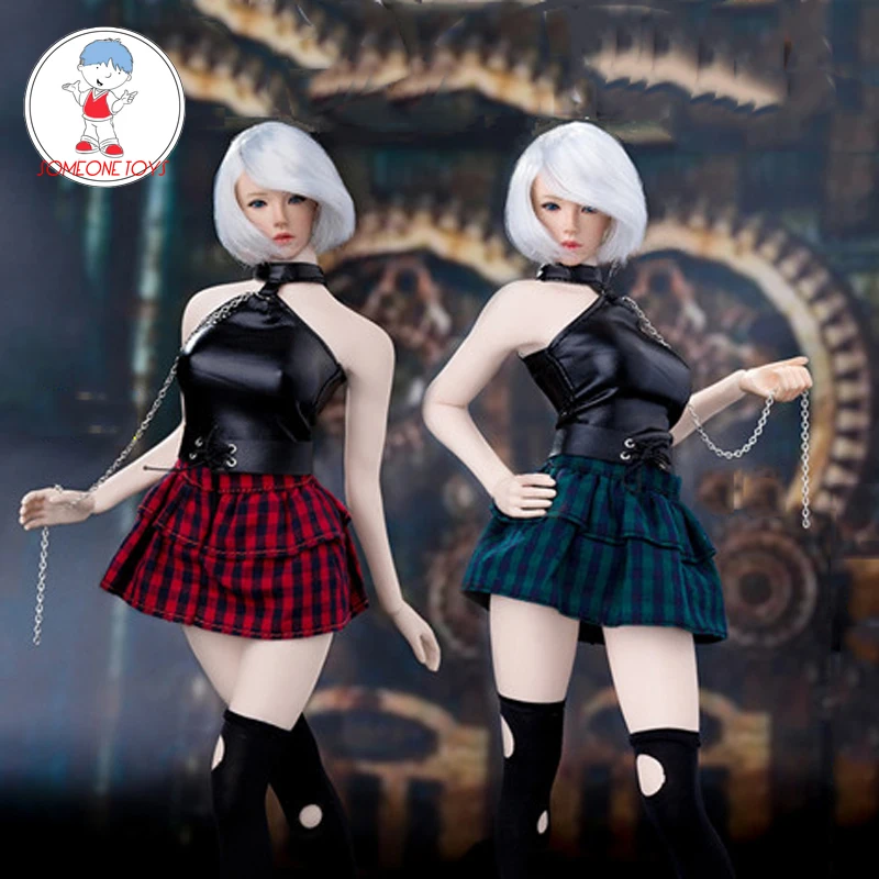 Manmodel MM014 1//6 Punk Girl Clothing Set 2 Patterns for 12/" Female Figure Body