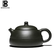 250cc Yixing фиолетовый креативный чайник ручной работы зеленая грязевая НЕОБРАБОТАННАЯ руда горшок Zisha отправил друзей офисная чайная церемония Tieguanyin пуэр чайник