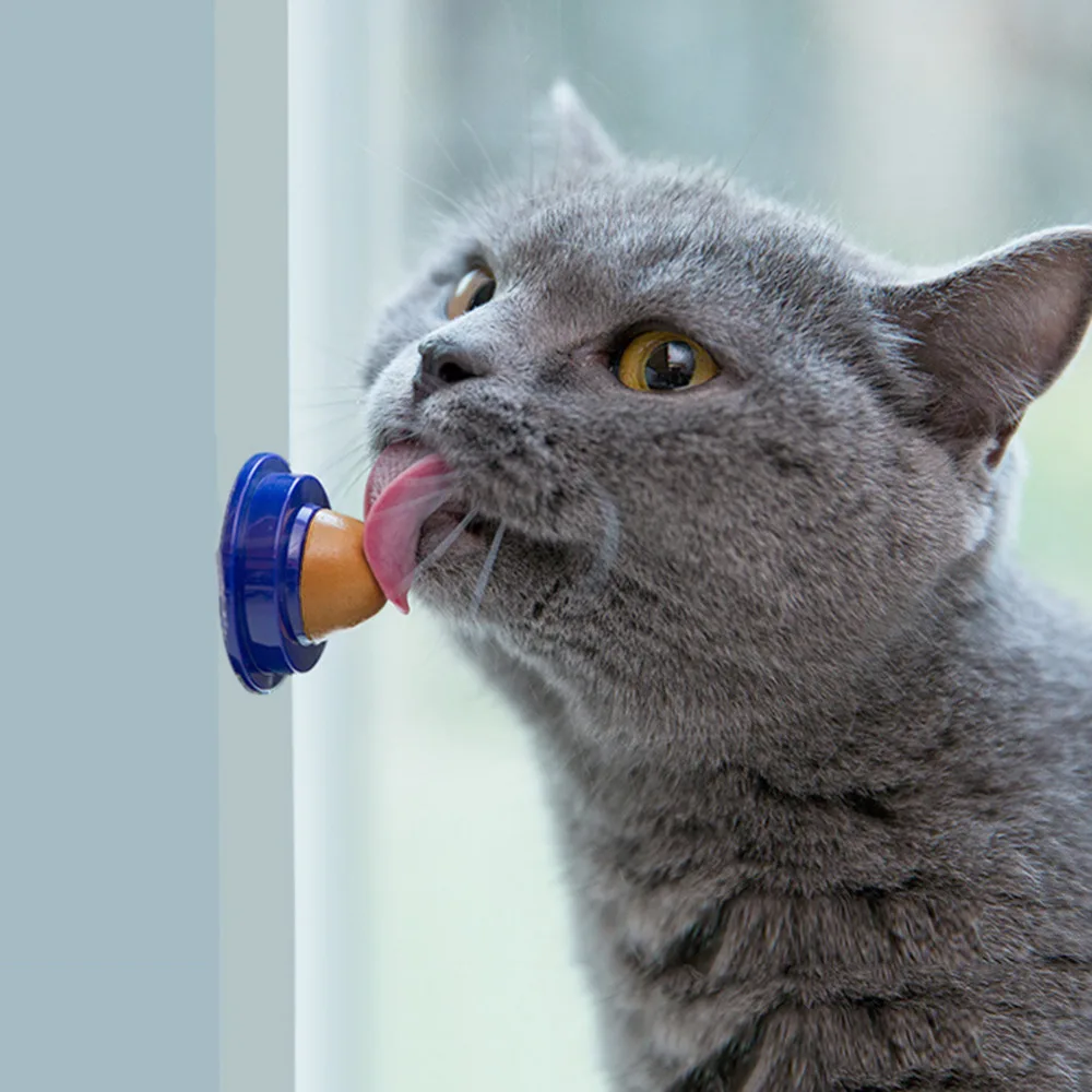

Healthy Cat Catnip Sugar Cats Snacks Licking Candy Nutrition Energy Ball Toys for Cat Kitten Playing Pet Cat Products