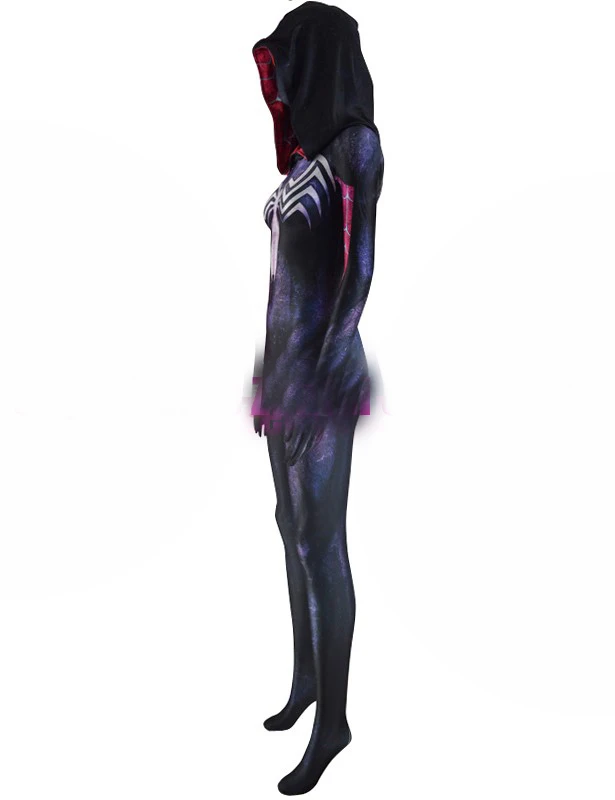Gwenom Cosplay Costume Woman Venom Symbiote Spider Gwen Stacy Spiderman Superhero Costume 3D Printed Fullbody (4)