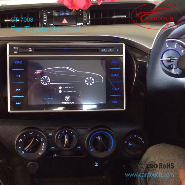 HD Автомобильный DVD gps головное устройство навигации для Toyota Hilux камера