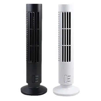

Portable USB Vertical Bladeless Fan, Mini Air Condition Fan Desk Cooling Tower Fan for Home