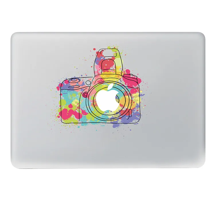 Акварель камеры виниловая наклейка Тетрадь Стикеры на ноутбуке Стикеры для DIY MacBook Pro Air 11 13 15 дюймов ноутбук кожи