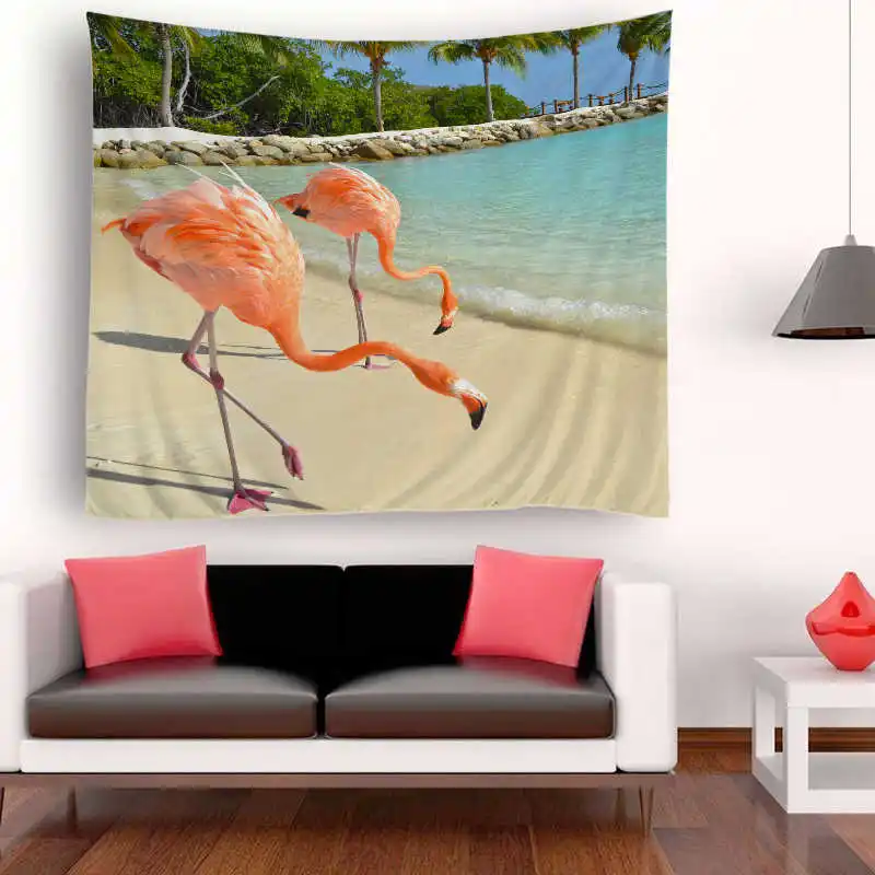Home Furnishing Bohemian Mandala Flamingo Printed Wall Tapestry Home Decor Wall Hanging Tapestries For Living Room Bedroom Boho Home Furnishing Bohemian Mandala Flamingo Printed Wall Tapestry Home Decor Wall Hanging Tapestries For Living Room Bedroom Boho