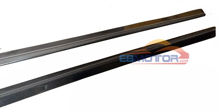 Real Carbon Fiber Side Skirts Spoiler Trim 1pair for BMW F06 F12 F13 M-Sport M-Tech 2014UP B292