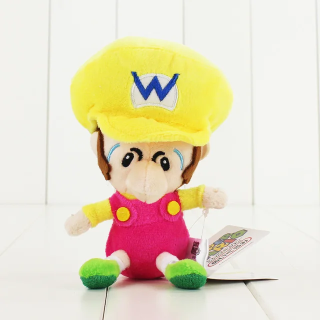 4Styles Super Mario Bros Plush Toy Baby Mario Luigi Wario Waluigi ...