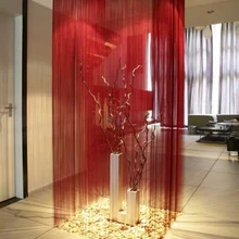 Цена по прейскуранту завода, сплошная цветная струнная занавеска 95 см на 285(одна штука