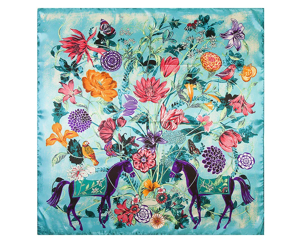 Floral Print Scarf (13)