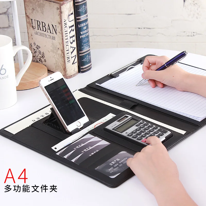 

Multifunctional A4 file folder Opening Sheet Writing Splint Stationery Cortex Sales Manager folder Designer Business Folder