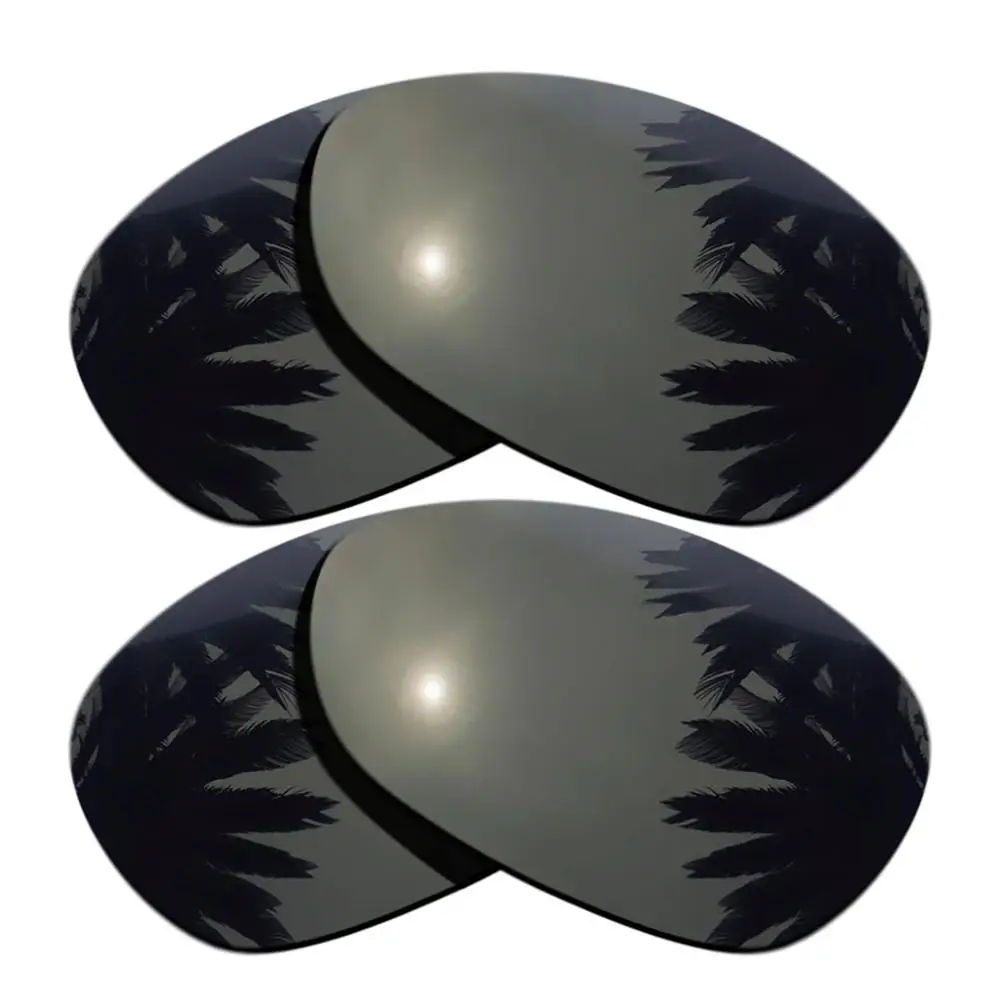 Поляризованные зеркальные линзы для замены покрытия-Оукли X Металл XX рамка мульти-цвета - Цвет линз: Black-Black