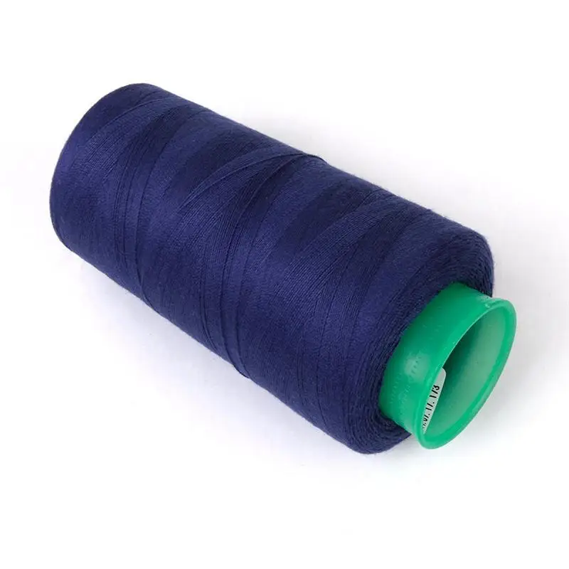 3000 ярдов Катушка джинсов 20 S/2 швейная нить для швейной машины темно-синяя линия промышленная полиэфирная нить метровые конусы