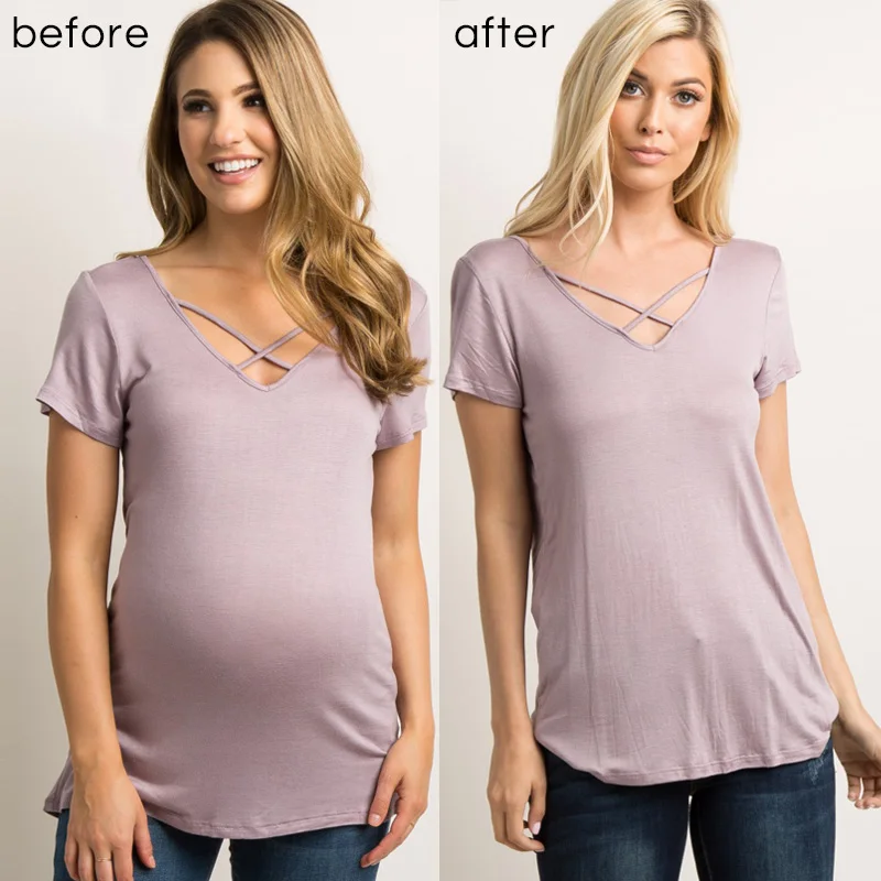 maternity blouse AS1771 Pink 001