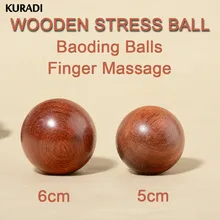 1 шт 5 см 6 см деревянный фитнес мяч массаж гандбол здоровье медитация упражнения снятие стресса шарики baoding Расслабление рук