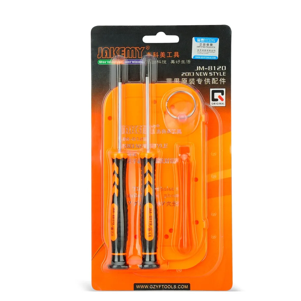 JAKEMY Professional Opening Tools 6 in 1 Screwdriver Opening Pry Set Mobile Phone Repair Tool for Iphone 5 5G JAKEMY Professional Opening Tools 6 in 1 Screwdriver Opening Pry Set Mobile Phone Repair Tool for Iphone 5 5G