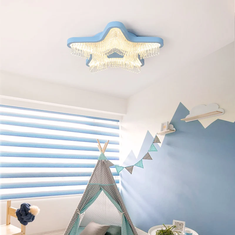 

Modern led chandeliers dimming remote control Childrens room light Overhead hanging lights for home kids bedroom chandelier lamp