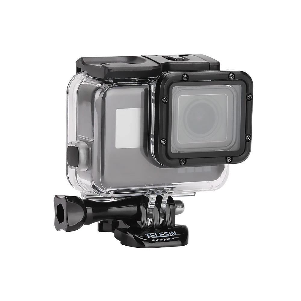 TELESIN 45M Underwater Housing Waterproof Case + Touchable Cover for