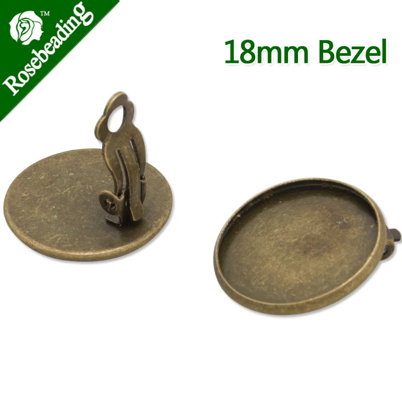 Дизайн, античный браслет с бронзовым покрытием, 5 шт., 18 мм, размер 18 мм, круглый стеклянный кабошон, продается 5 шт. за упаковку