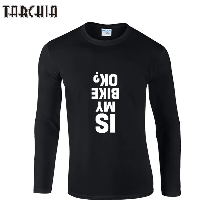 TARCHIA Мужская футболка мой БИК ОК? Футболка мужская приталенная с длинным рукавом
