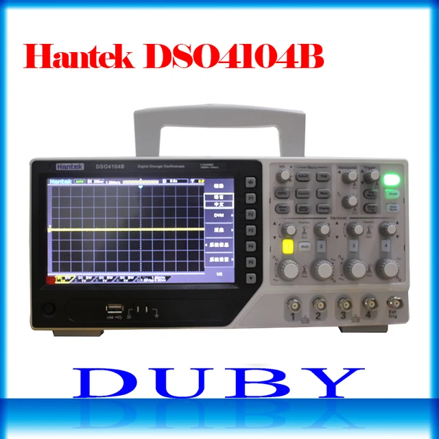 Special Offers  Hantek  DSO4104B Digital Storage Bench Type Oscilloscope 100MHz 4 Channels 500uV /div 1GSa/s 7'' TFT LCD Record Length 64K USB