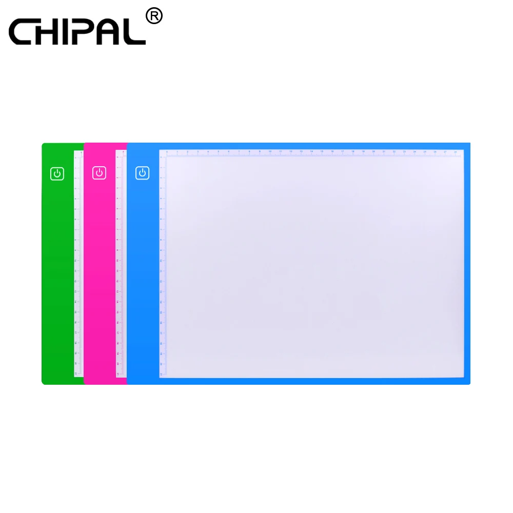

CHIPAL A4 LED Digital Drawing Tablet Graphic Tablets Electronic USB Writing Painting Light Box Copy Board Tracing Pad Copyboard