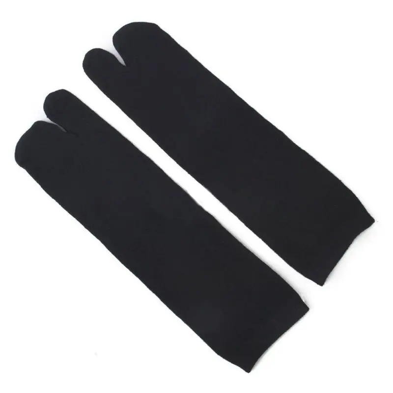 Одна пара унисекс носки ниндзя японское кимоно Вьетнамки Сандалии Сплит 2 носок таби палец для ног для мужчин и женщин
