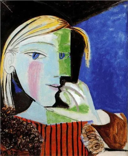 

100% handmade high quality Oil Painting Reproduction on Linen Canvas,Portrait de Marie-Therese Walter,Free DHL Shipping