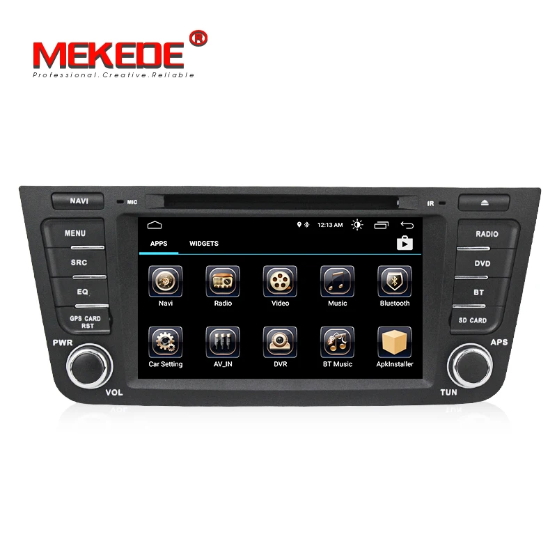 Sale MEKEDE 1024x600 Quad core Android 8.1 2 DIN Car DVD player For Geely Emgrand X7 EX7 GX7 with WIFI GPS BT stereo Car radio+8G map 2