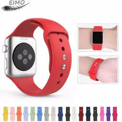 EIMO ремешок для Apple Watch 38 мм 42 мм iWatch 4 band 44 мм 40 мм спортивный ремешок для часов часы ремень браслет Apple Watch 4 3 21 аксессуары