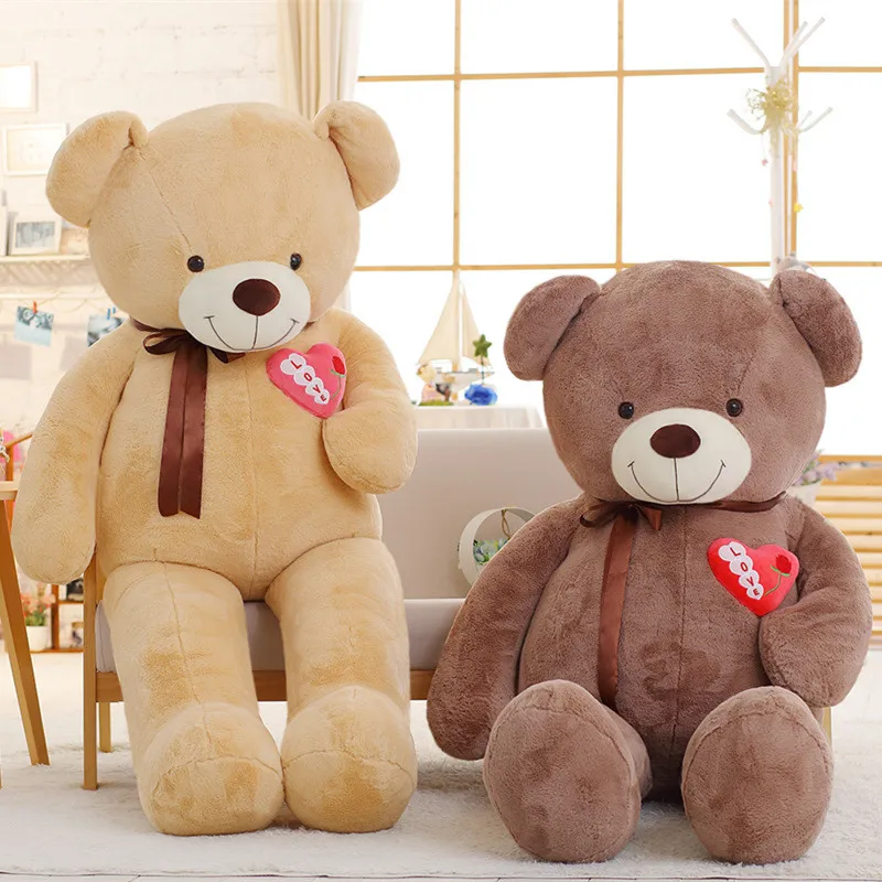 Miaoowa 1pc 75cm Lovely Teddy Bear with Bowknot Plush Toy Soft Toys for Children Stuffed Cartoon Doll for Girls Birthday Gift